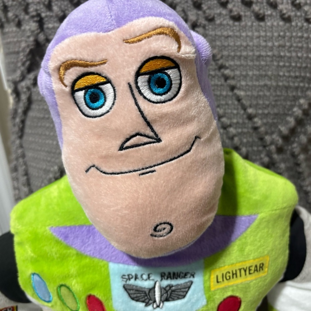 Original Disney/Pixar Buzz Lightyear Plush Pillow Buddy - Picture 2 of 5
